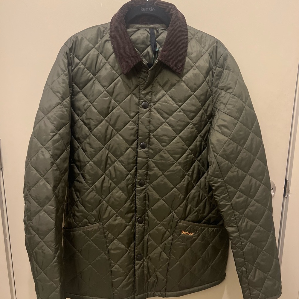 Barbour Men's Heritage Liddesdale Quilted Jacket - Dark Green